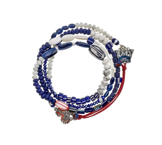 Bracciale Ayala Bar Donna Blue Domes in Lega metallica R4095 - R4095